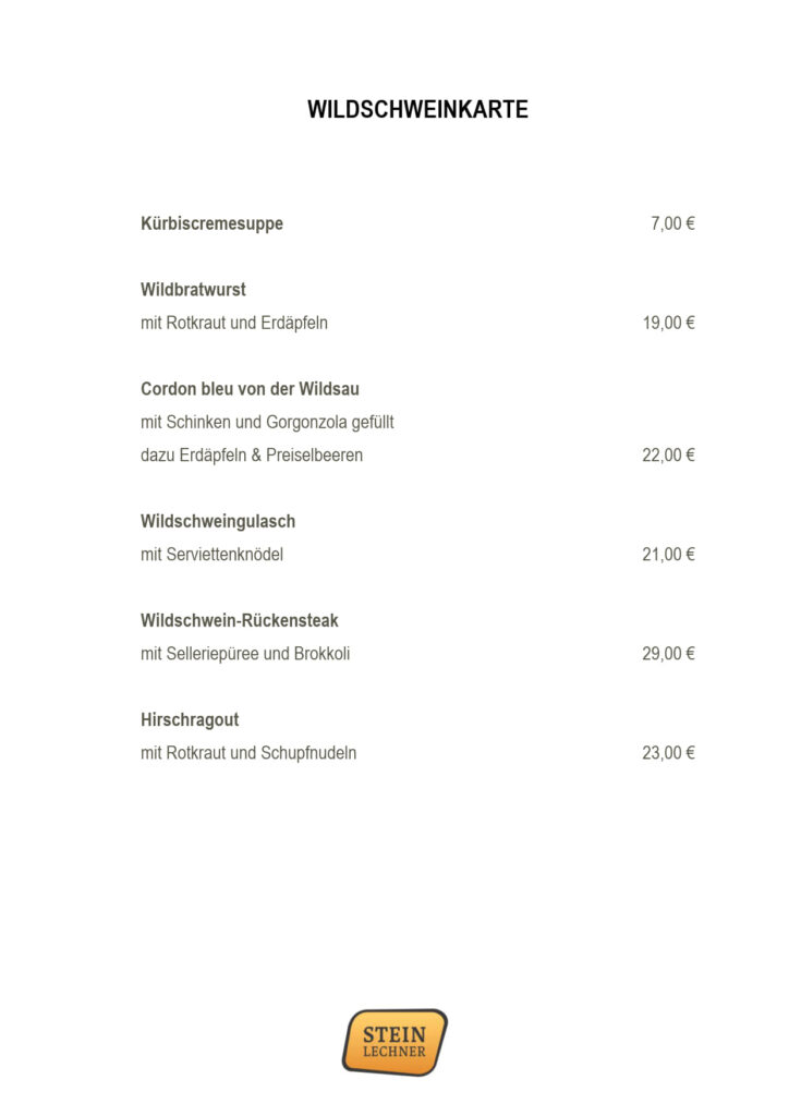 Wildschweinkarte