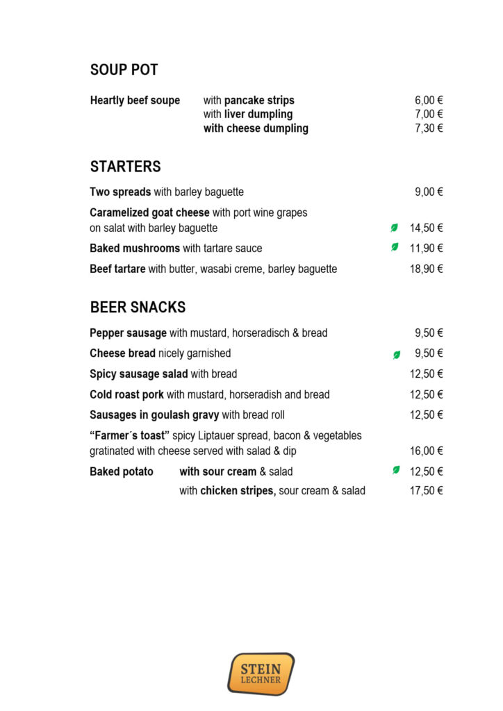 Soup & Starter