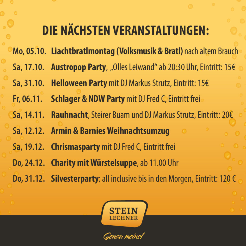 Veranstaltungen